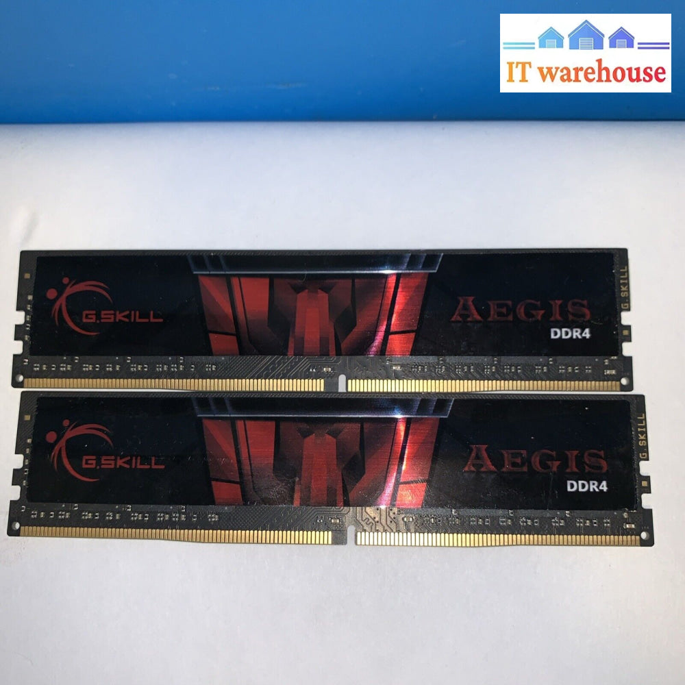 (2X 8Gb) G.skill Aegis Memory Dimm 16Gb Pc21300 Ddr4-2666 F4-2666C19D-16Gis