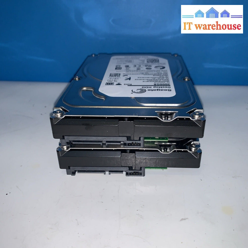 (2X) Dell 3Tb St3000Dm001 64Mb 7200Rpm Sata Iii 3.5’ 0K3Pk8 (1000Days Remaining)