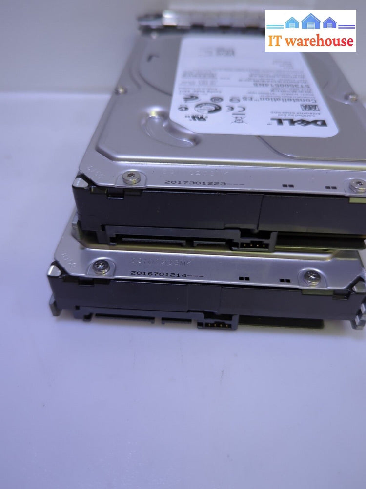 - 2X Dell Constellation St3500514Ns 500Gb 3.5’ Sata Hard Drive 8Vnwv W/Caddy