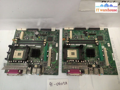 -2X Dell Optiplex 69861 Motherboard 0H6405-69861/0Dg286 Socket 775 No Cpu @@@