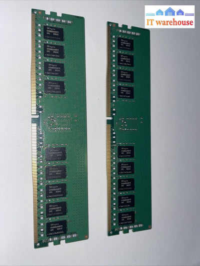 2X Hma82Gr7Afr4N‐Uh Hynix 16Gb Single Rank Pc4-19200 Ddr4-2400Mhz Ecc Reg Memory