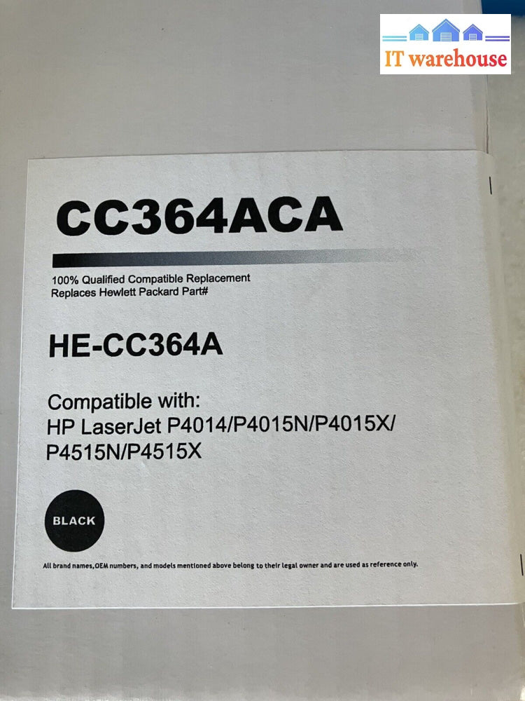 ~ 2X Hp Cc364Aca Toner Cartridge He-Cc364A For P4014 P4015N P4015X P4515N P4515X