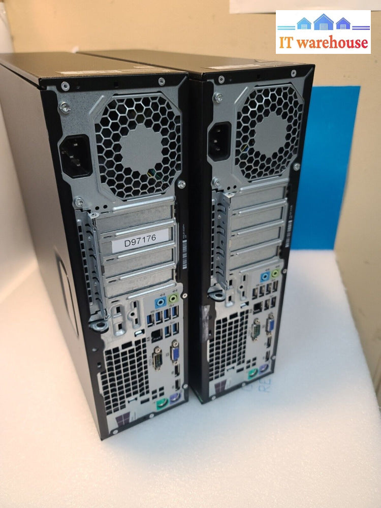 - 2X Hp Elitedesk 800 G2 Desktop Sff Pc W/ I5-6500 Cpu/ 8Gb Ddr4/500Gb Hdd/No Os