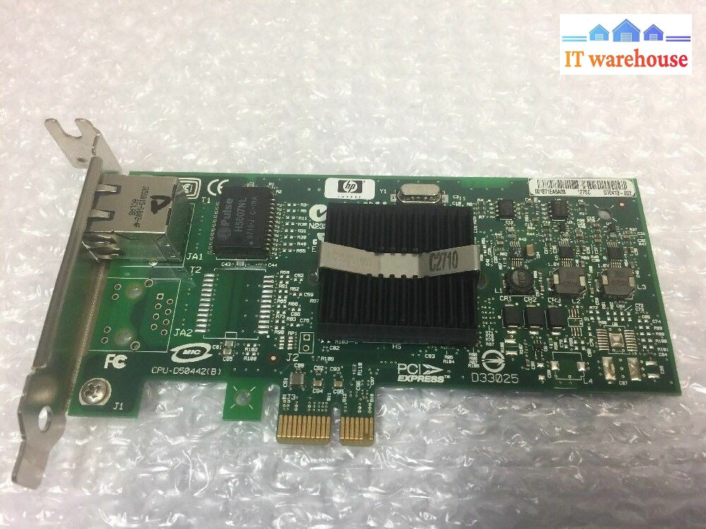 - 2X Hp Nc110T Pci Express Single Port Adapter 434982-001 434903-001 Low Profile