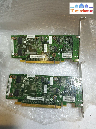 - 2X Hp Nvidia Nvs 295 256Mb Display Port Video Card: 508286-002 / 578226-001