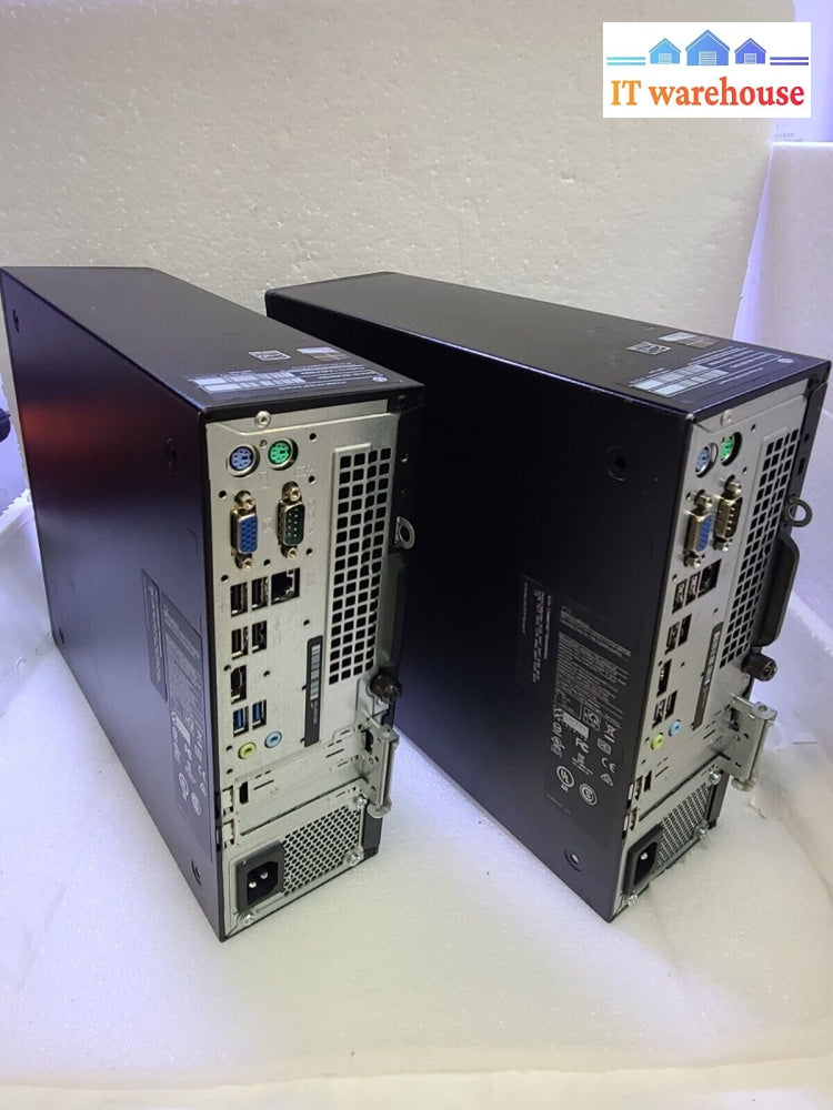 2X Hp Prodesk 400 G3 Sff Desktop Intel Core I3-6100/ 4Gb /500Gb Hdd / Win10 Pro