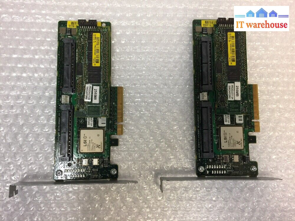 - 2X Hp Smart Array P400 Dual Internal Sas Raid Card 441823-001 + 256M Cache