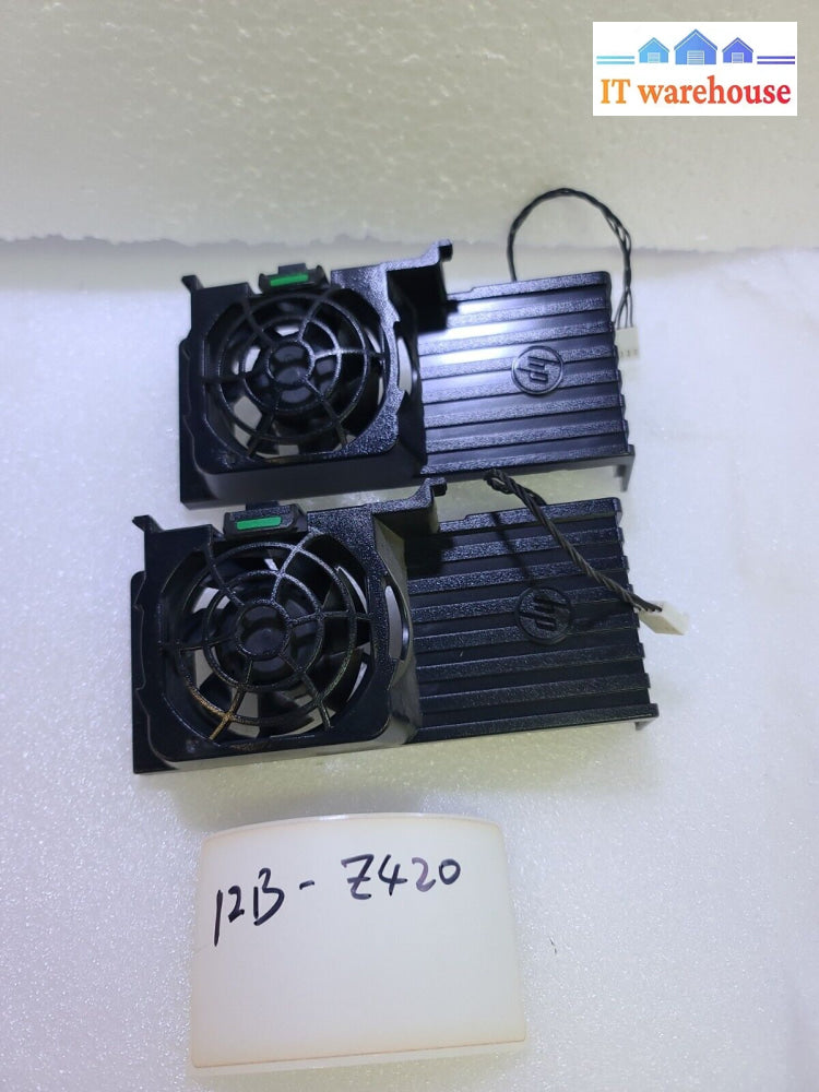 - 2X Hp Z420 Memory Cooling Fan Assembly 663069-001 Tested