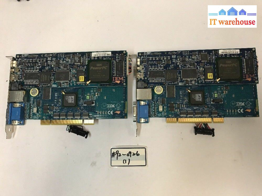 - 2X Ibm Fru 44T1413 Pci Remote Supervisor Card For X3950 M2 X3850 Server