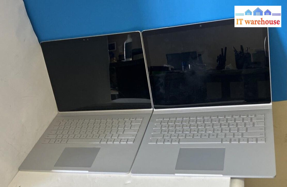 2X Microsoft Surface Book 13.5’ Laptop I5 Cpu 8Gb Ram (For Parts As Is Read) ~