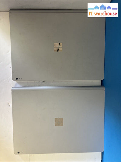 2X Microsoft Surface Book 13.5’ Laptop I5 Cpu 8Gb Ram (For Parts As Is Read) ~