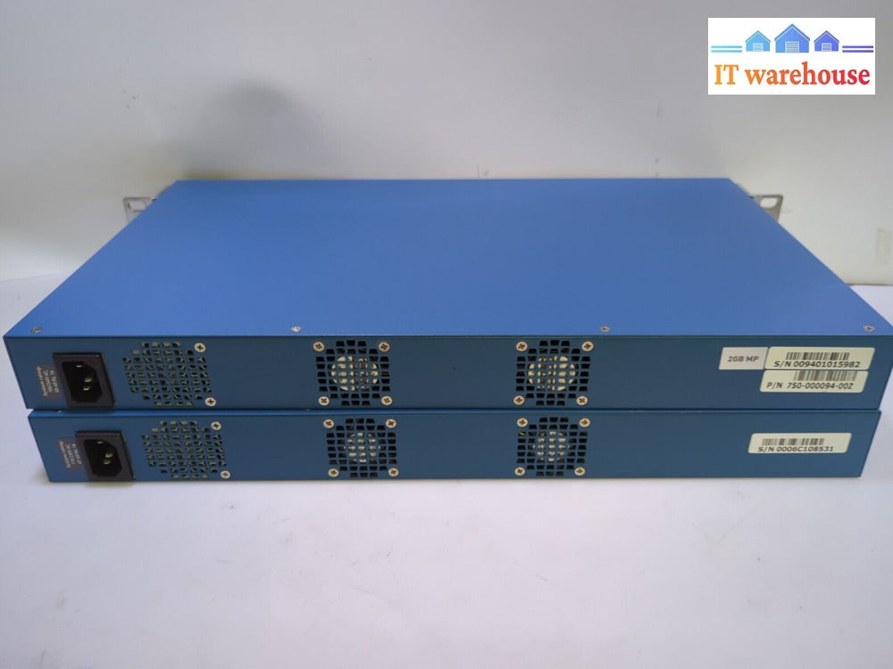 - 2X Palo Alto Networks Pa-500 Firewall Network Security Appliance W/Mounts