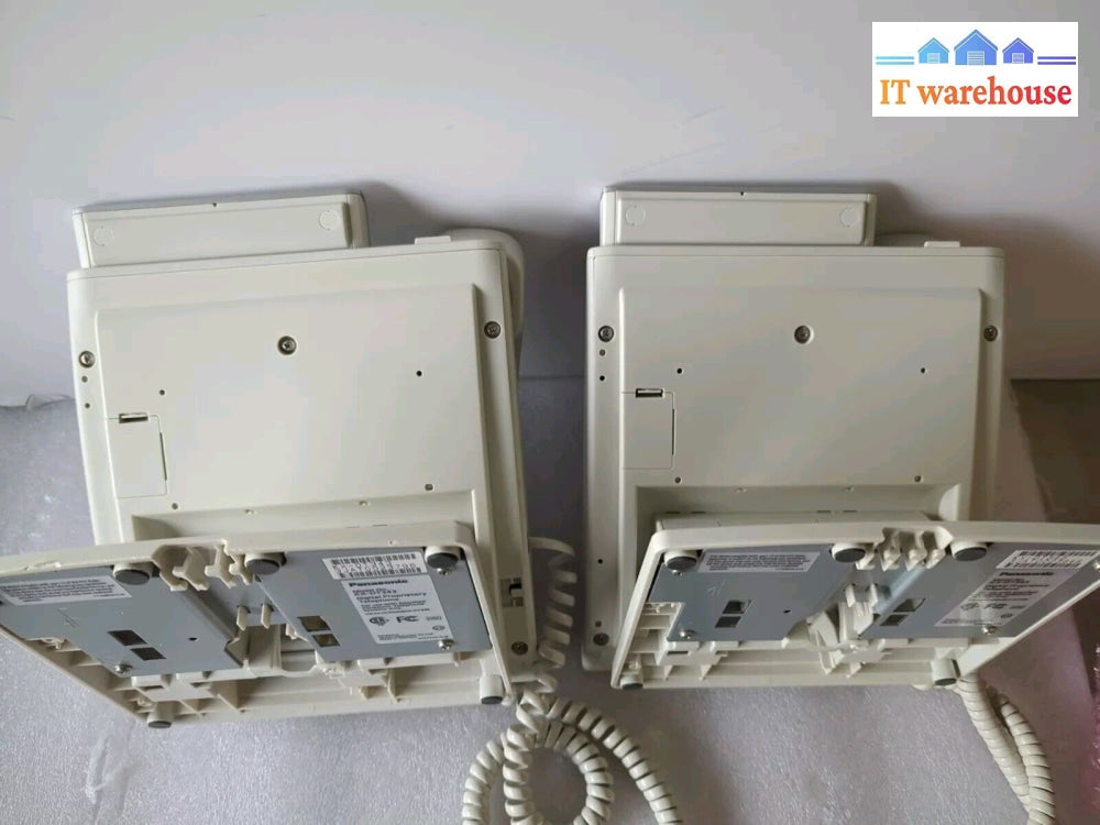 2X Panasonic Kx-Dt343 Backlit Lcd Display 24 Button Ip Phones White -