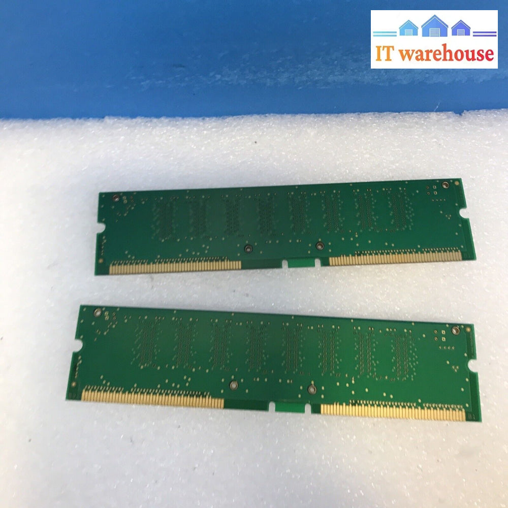 2X Samsung Mr16R1628Af0-Ck8 256Mb Rdram 400Mhz Rimm 800-45 Ram