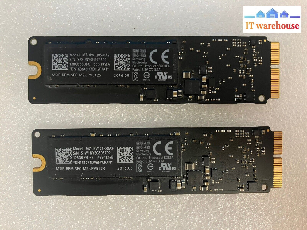 ~ 2X Samsung Mz-Jpv128 128Gb Ssubx