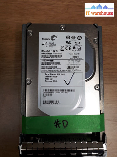 $ 2X Seagate St3300655Ss 300Gb 15K Rpm 3.5’’ Sas Hard Drive