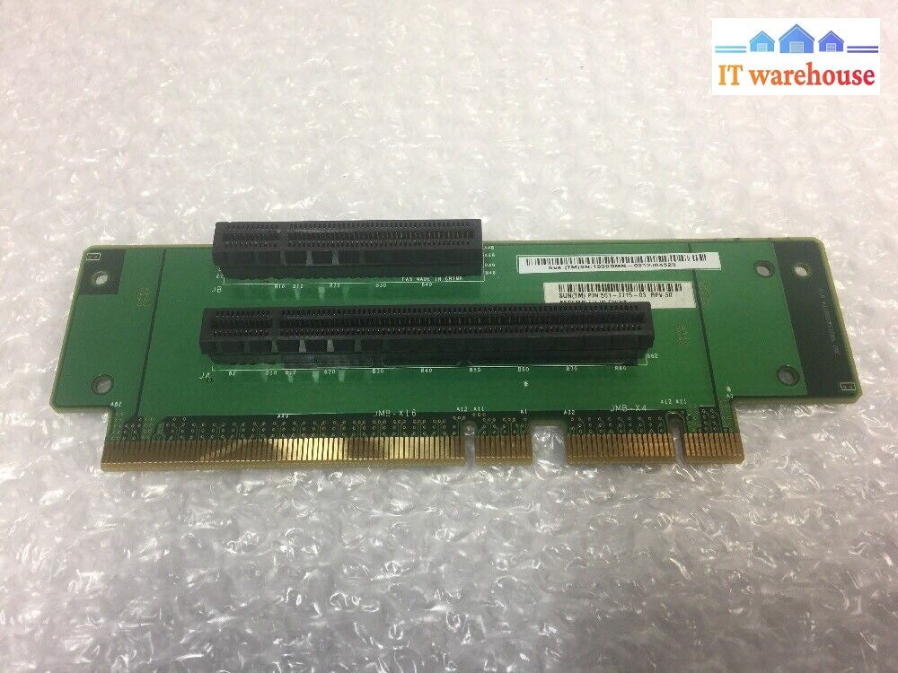 - 2X Sun 501-7715 2-Slot Pci Express Riser Board For T5220