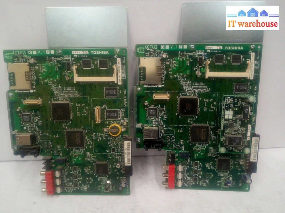 - 2X Toshiba Strata Ctx Cix Actu2A V1L 100 Main Central Processor Module