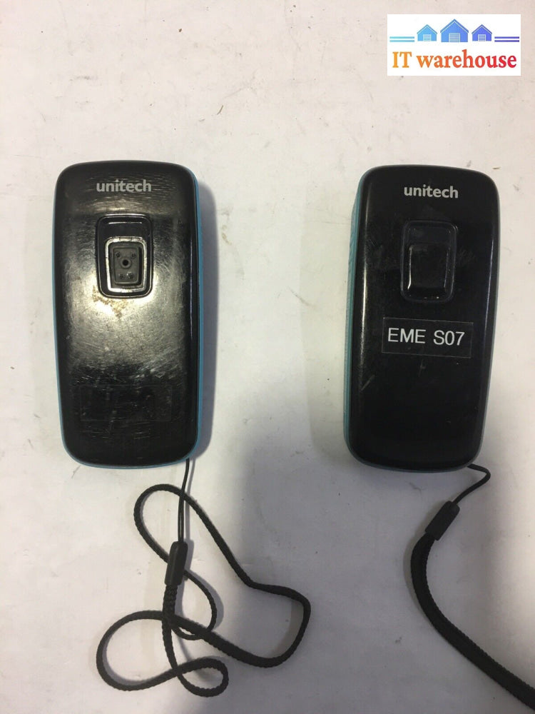 ~ 2X Unitech Ms920 Wireless Pocket 2D Image Scanner No Battery And Cover As Is