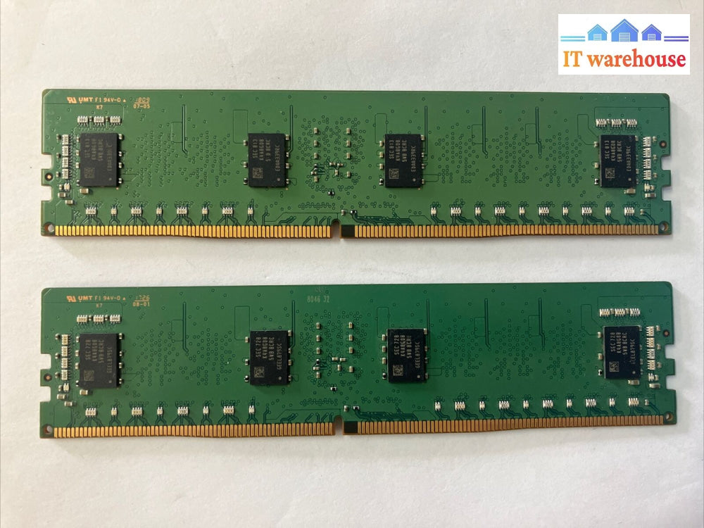 (2X8Gb) Samsung Ddr4-2400 Pc4-19200 Ecc Rdimm Server Memory M393A1K43Bb0-Crc0Q ~