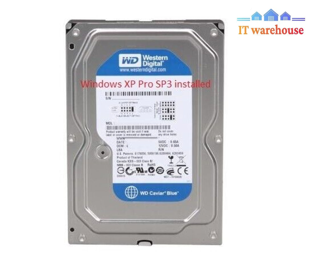 3.5’’ Ide Hard Drive W/ Windows Xp Sp3 Installed For Desktop Pcs (Please Read)