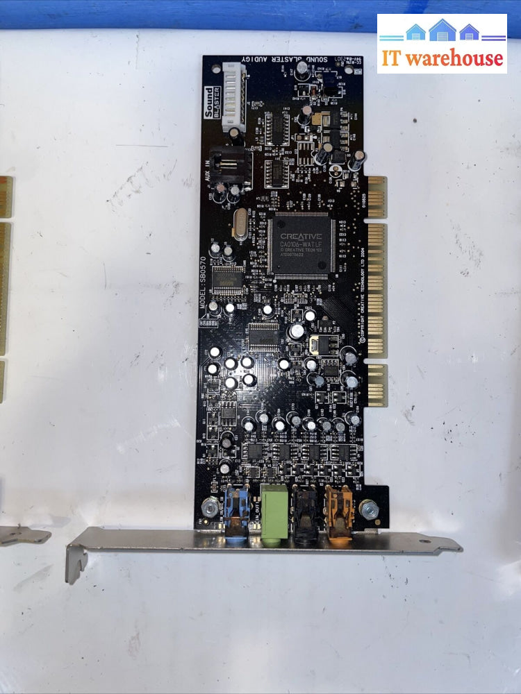 3× Creative Labs Sound Blaster Sb0570 Sb0410 Sb0240 Card