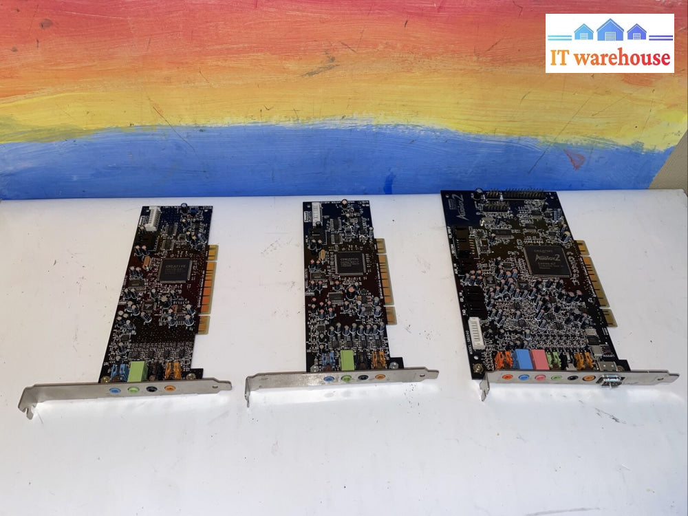 3× Creative Labs Sound Blaster Sb0570 Sb0410 Sb0240 Card