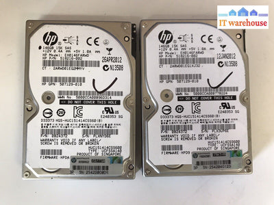 ~ 3× Hp Eh0146Farwd 2.5” 146Gb Sas Hdd