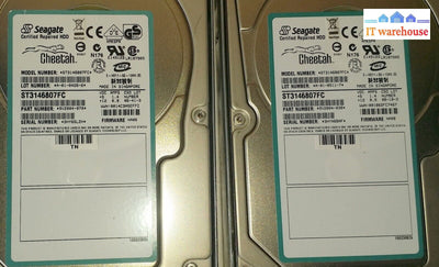 3 X Fc Seagate 146G 10K.7 St3146807Fc 9V2004 Fw: Na06 W/ Tray 108-00057 Sp-274A