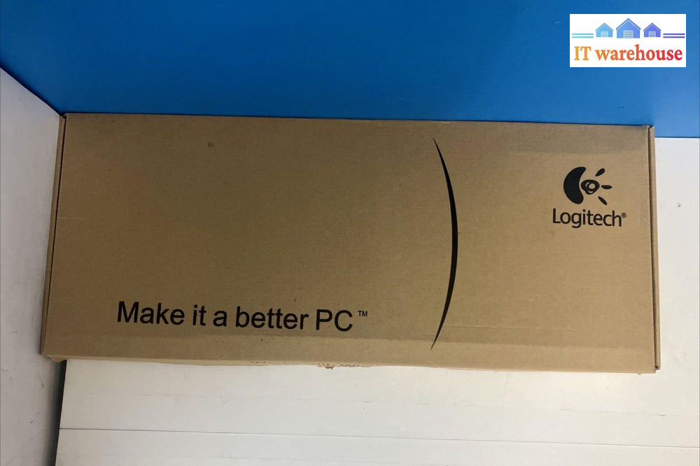 (New) Logitech Y-Sx49 Ultraflat Ps/2 Standard Keyboard P/N: 867327-0403 ~