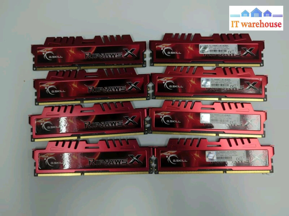 32Gb (4Gbx8) G. Skill Pc3-10666 Ddr3-1333 Desktop Memory F3-10666Cl9D-8Gbxl -