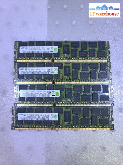 - 32Gb (4X8Gb) Samsung Pc3L-10600R Ddr3-1333 Server Ram Memory M393B1K70Ch0-Yh9