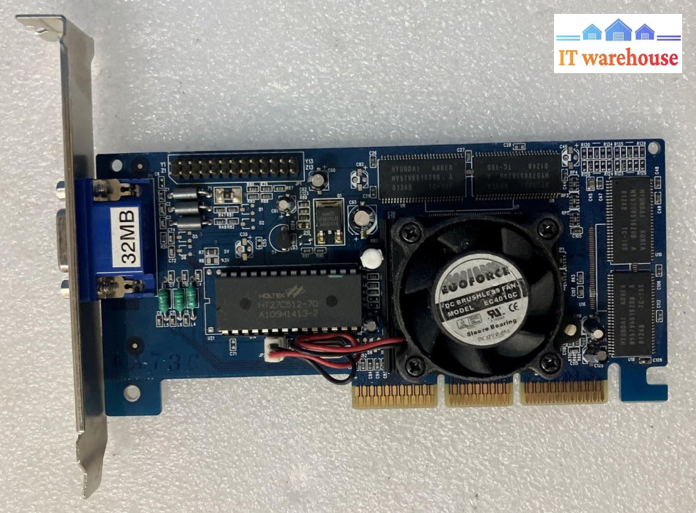 32Mb Agp Video Card With Holtek Ht27C512-70 A105M1413-2