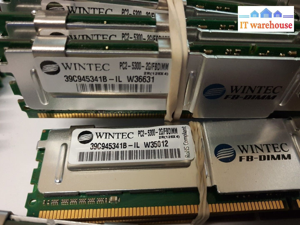 - 33X 39C945341B-Il Wintec 2Gb Pc2-5300 Ddr2-667 Fully Buffered Server Ram @@@