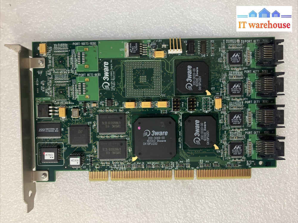 3Ware 8506-8 Pci Sata Escalade Controller 8-Port Raid Card ~