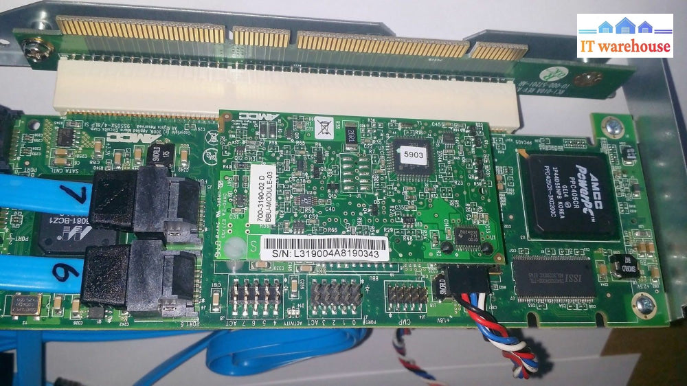 3Ware Amcc 9550Sx-4/8Lp Sata Controller + Extras