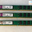 (3X 2Gb) Kingston Kvr800D2N5/2G Pc2-6400 Ddr2-800 1.8V Low Profile Ram 99U5429 ~