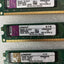 (3X 2Gb) Kingston Kvr800D2N5/2G Pc2-6400 Ddr2-800 1.8V Low Profile Ram 99U5429 ~