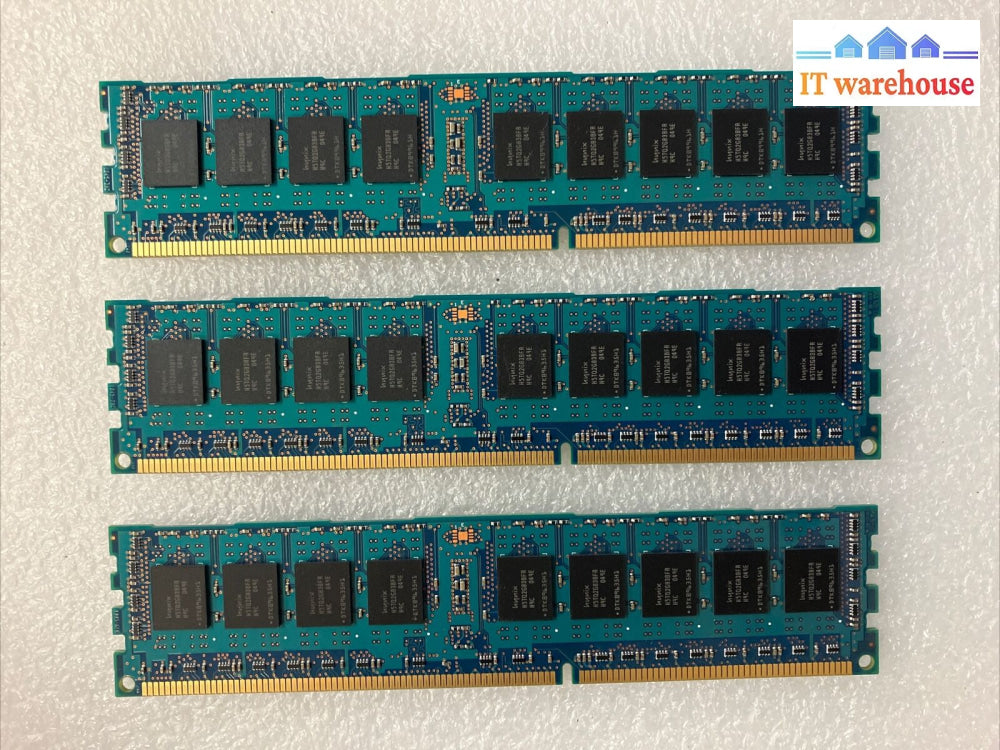 (3X 4Gb) Hynix Hmt351R7Bfr8C-H9 Pc3-10600R Ddr3-1333 Dimm Reg Ecc Server Memory~