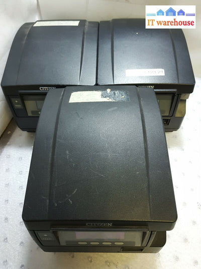 - 3X Citizen Ct-S851 Thermal Serial Pos Printer (As Is No Adapter Cutter)