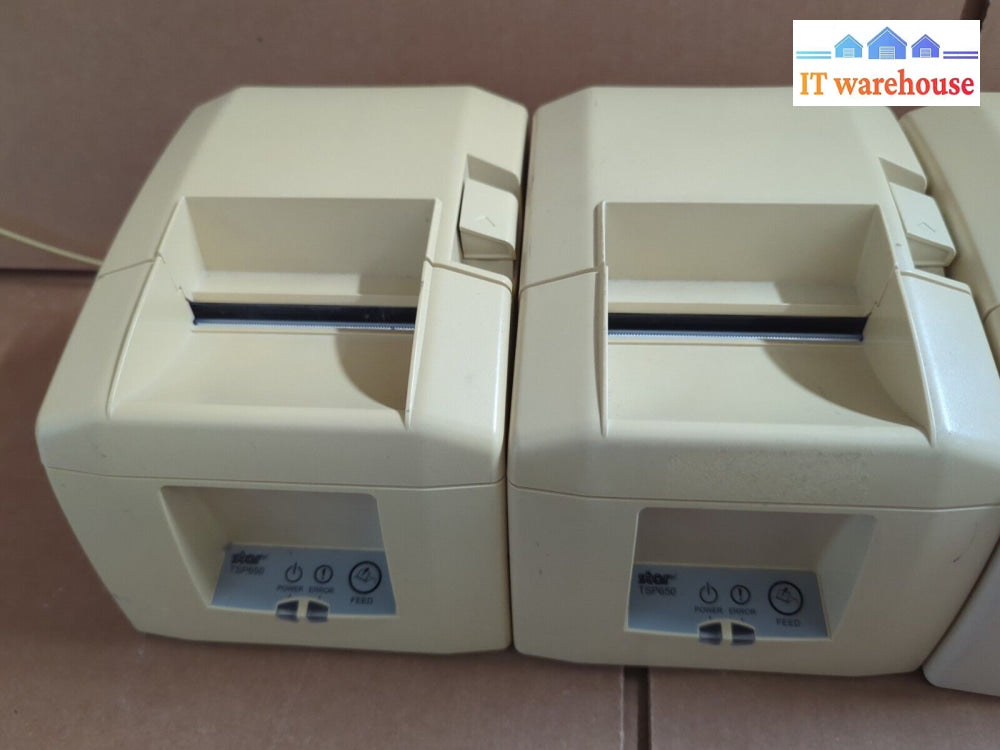 3X Star Tsp650 203Dpi Usb Pos Thermal Receipt Printer Tested (No Ac) -