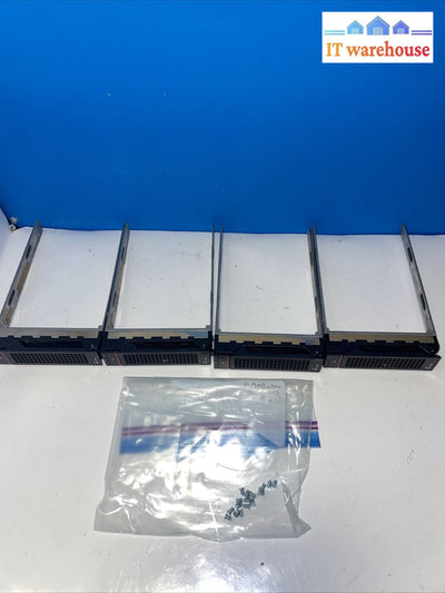 4× 3.5’ Hdd Tray 03X3969 03X3835 31052813 Lenovo Rd640 Rd630 Rd540 Rd440 + Screws