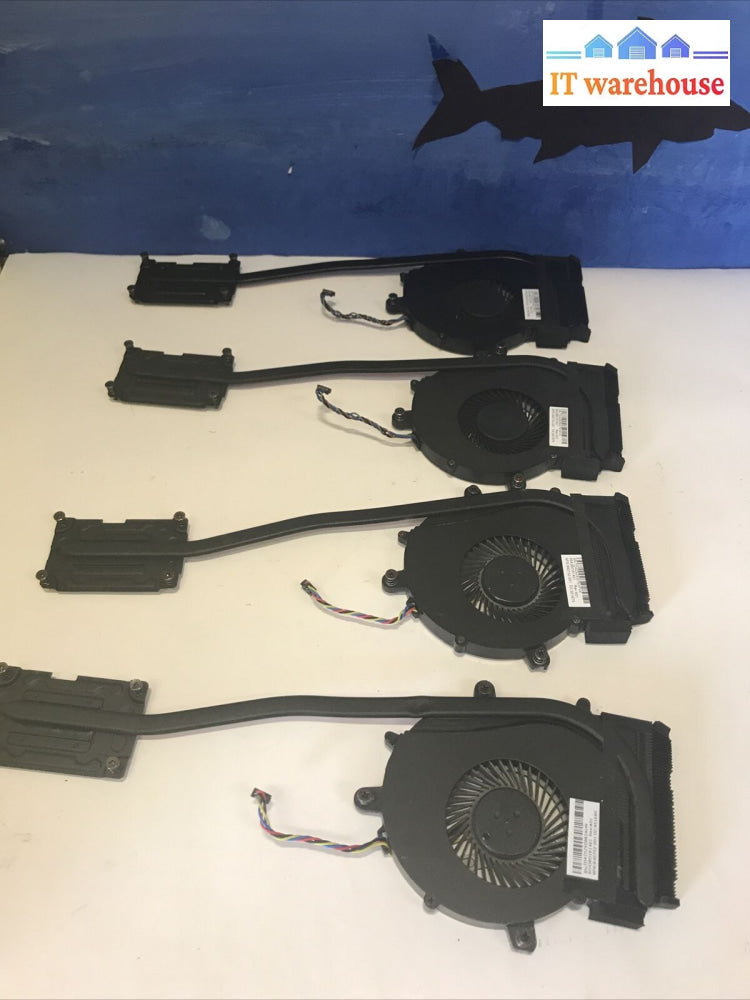 4 X Hp Laptop Probook 650 G2 15.6’ Cpu Heatsink Fan