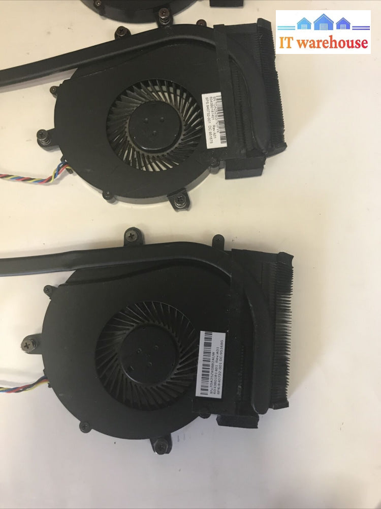 4 X Hp Laptop Probook 650 G2 15.6’ Cpu Heatsink Fan