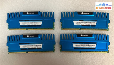 48Gb =12X 4G Corsair Cmz8Gx3M2A1600C9B Vengeance Blue Pc3-12800 1600Mhz Ddr3 Ram