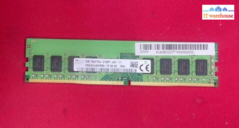 4Gb Sk Hynix 1Rx8 Pc4-2133P Ddr4 Desktop Ram Hma451U6Afr8N