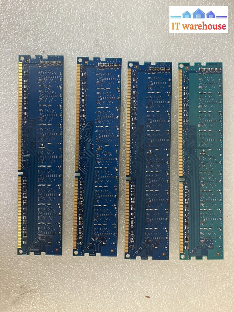 ~ (4X 1Gb) Hynix Pc3-10600E Hmt112U7Tfr8C - H9 Memory Sdram