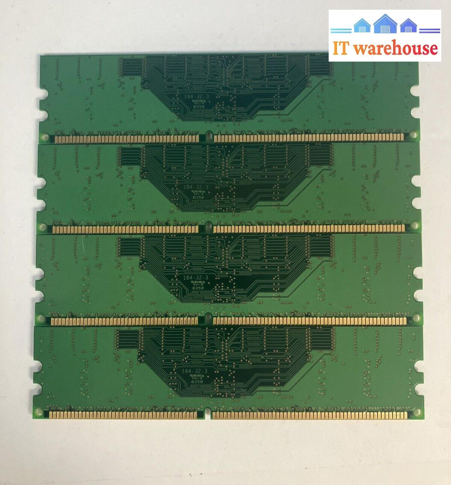 (4X 256Mb) Infineon Pc-2700U Ddr-333 Cl2.5 Dimm Ram Hys64D32300Gu-6-B Sdram ~