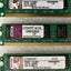 (4X 2Gb) Kingston Kvr667D2N5/2G Pc2-5300 Ddr2-667 1.8V Low Profile Ram 99U5429 ~