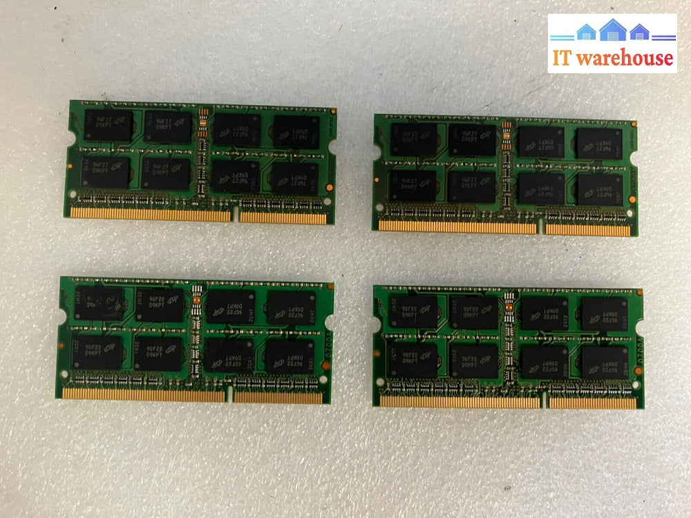 ~ (4X 2Gb) Micron 2Rx8 Pc3-8500S 1066-Mhz Ddr3 So-Dimm Laptop Memory Dpaa5Jp014